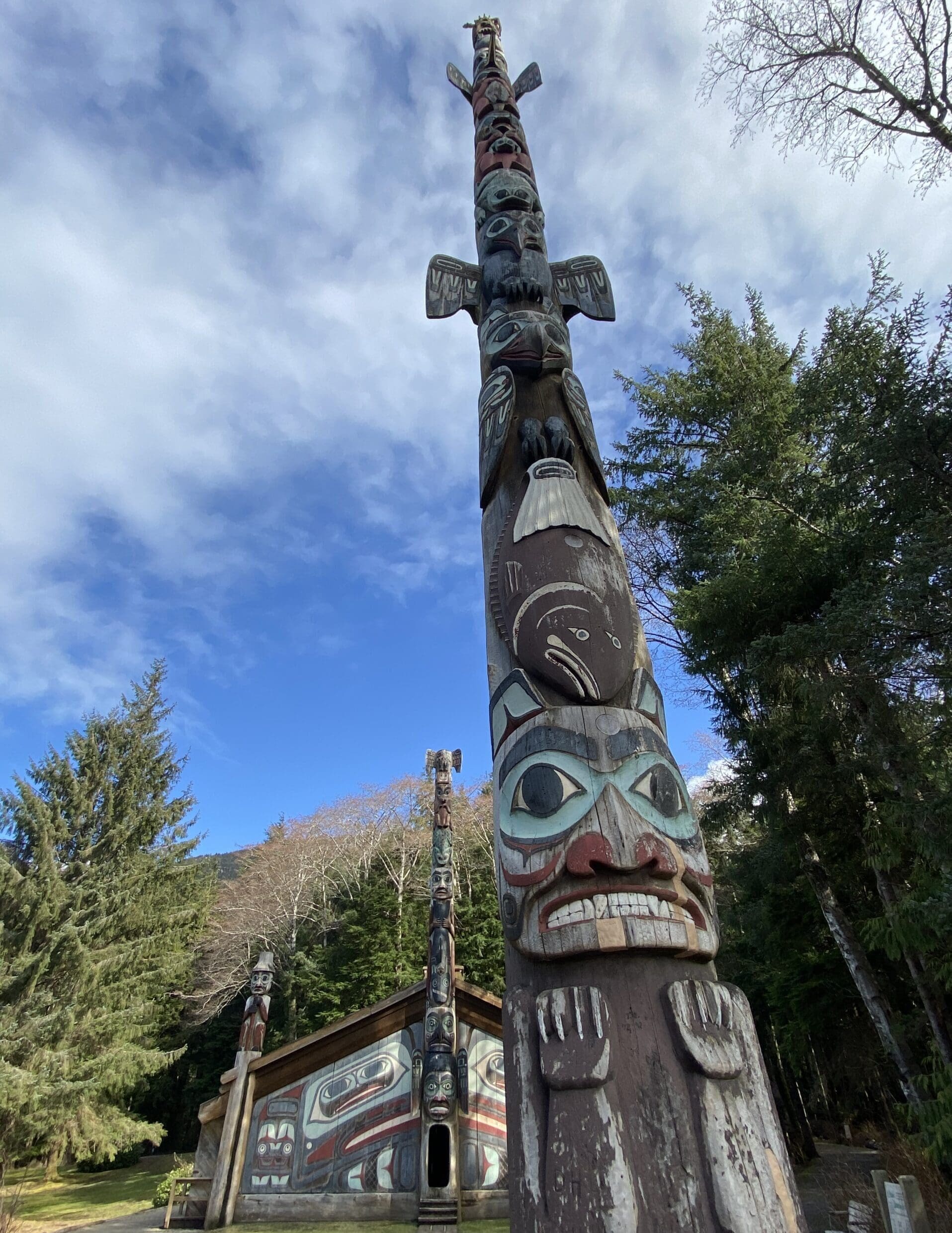 Totem Poles at Totem Bight State Historical Park